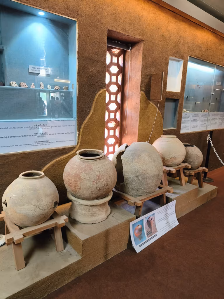 Dholavira Museum in Kutch displaying Harappan artifacts and archaeological findings.
road to heaven dholavira