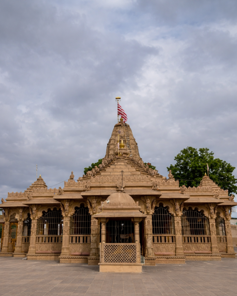 Mata no Madh Temple in Kutch, Gujarat, a famous Hindu pilgrimage site dedicated to Ashapura Mata.